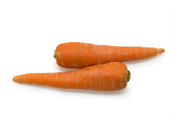 Carrot fresh vegetable group on white background — Stock Photo, Image