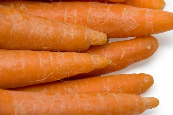 Καρότο νωπών λαχανικών ομάδα σε άσπρο φόντο — Φωτογραφία Αρχείου
