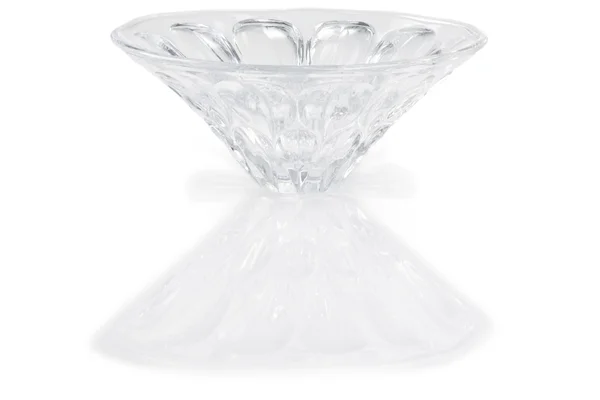 stock image Crystal vase isolated on the white background