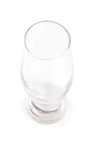 Пустой стакан сока изолированы на белом фоне — стоковое фото