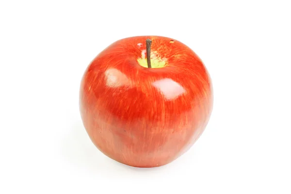 Beyaz arka plan üzerinde izole elma — Stok fotoğraf
