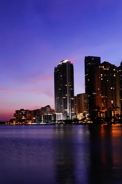 Miami downtown skyscrapers — Stock Photo, Image