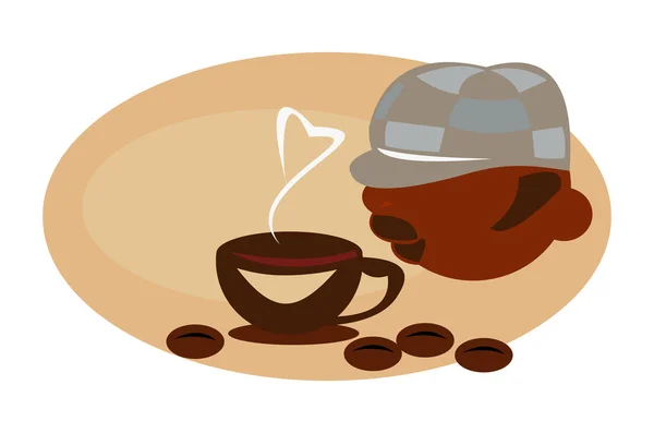 Vektorbild Für Kaffeepausen Karten Poster Und Speisekarten — Stockvektor