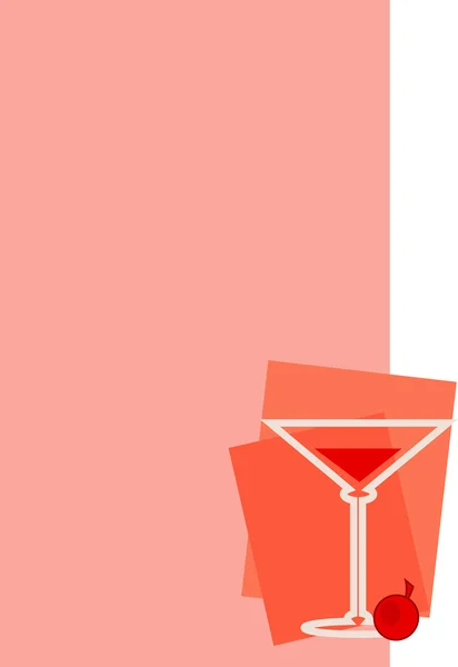 Drink bakgrund — Stock vektor