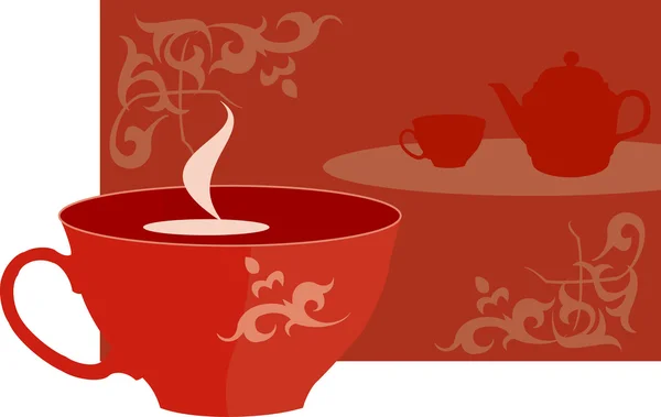 Cup of tea — Stock Vector