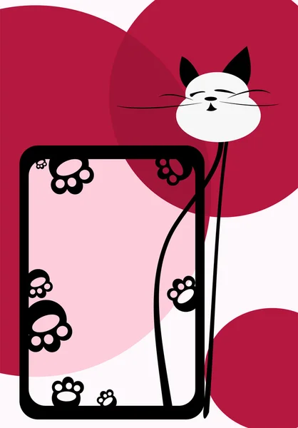 Cadre pour chat — Image vectorielle