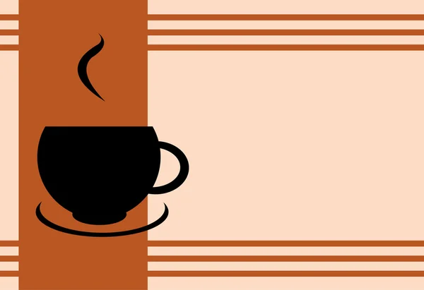 Vektor Kép Csésze Kávé — Stock Vector