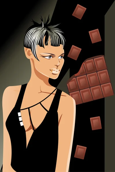 Chocolat — Image vectorielle