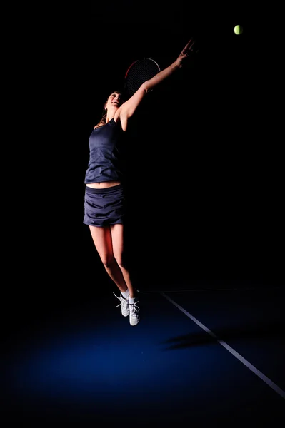 stock image Woman play tennis