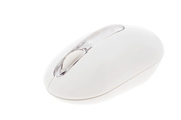 stock image Ergonomic white mouse