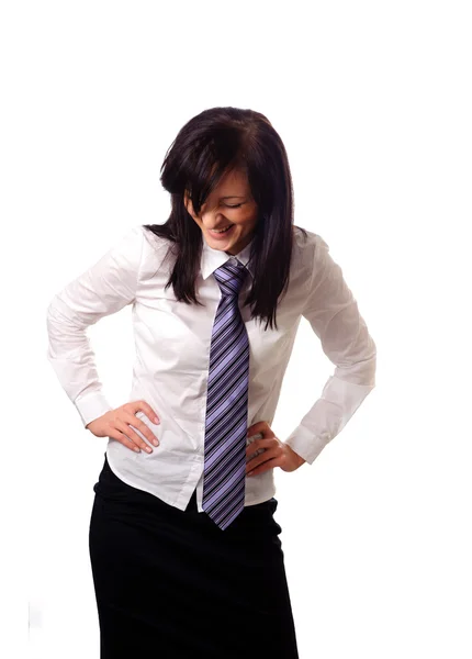 Businesswoman laugh — Stock Photo, Image