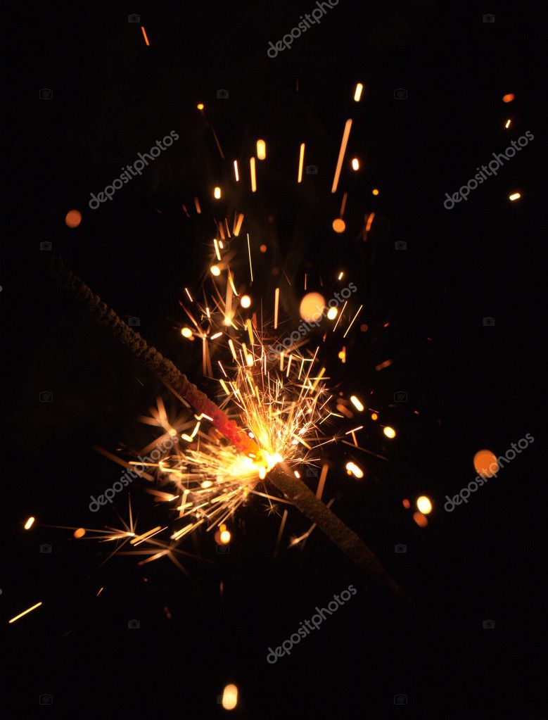 Chispas de fuego de Bengala: fotografía de stock © Argument