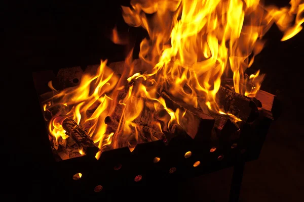 木材的烧烤 — 图库照片