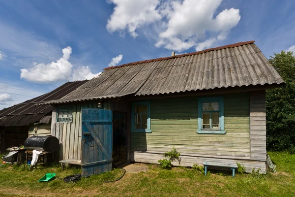 Rus Köy Geleneksel Ahşap Evde — Stok fotoğraf