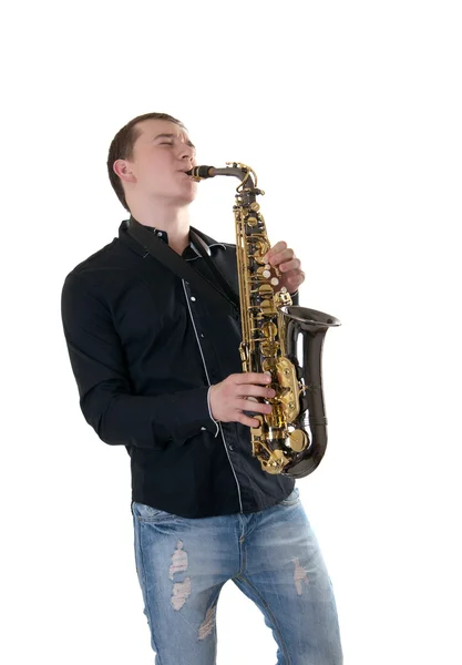 Saxofonista — Foto de Stock