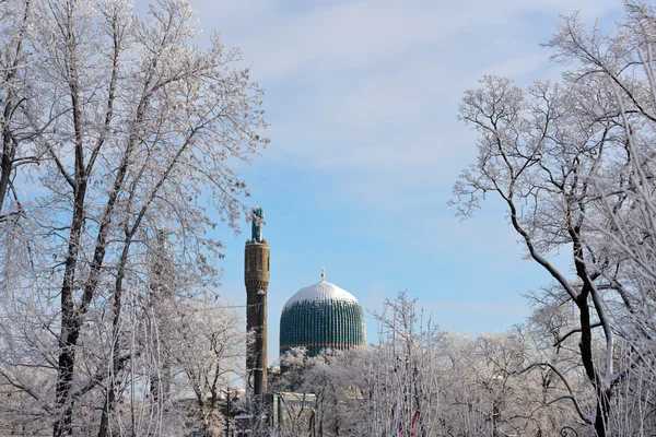 Meczet zima — Zdjęcie stockowe