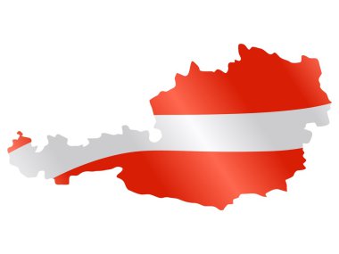 National colors of Austria clipart