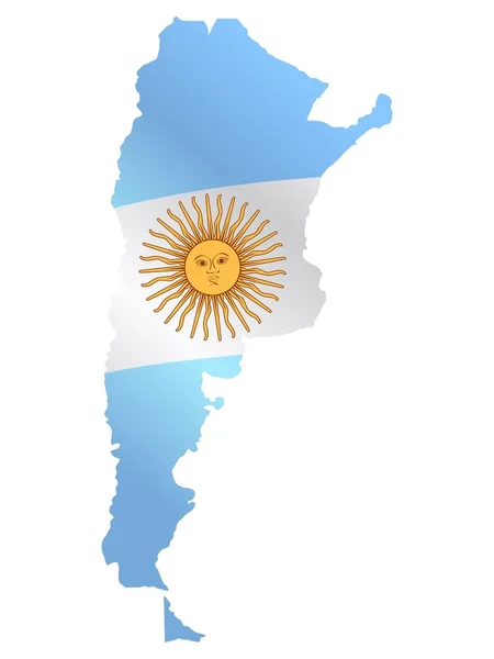 Národní barvy Argentiny — Stockový vektor