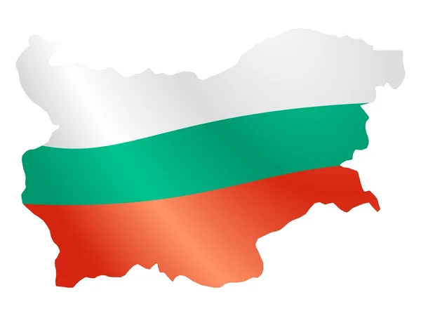 Couleurs nationales de la Bulgarie — Image vectorielle