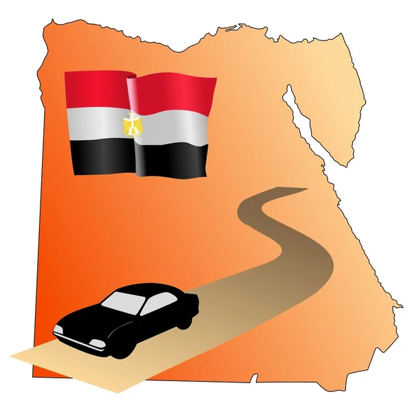 Δρόμοι της Αιγύπτου — Διανυσματικό Αρχείο