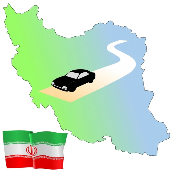 Drogi z Iranu — Wektor stockowy