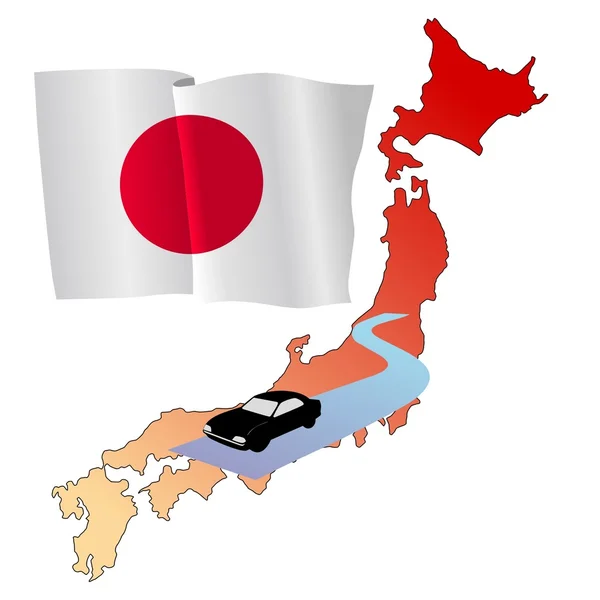Strade del Giappone — Vettoriale Stock