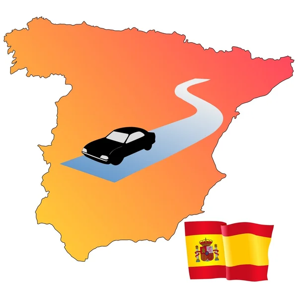 Silnice ze Španělska — Stock fotografie zdarma