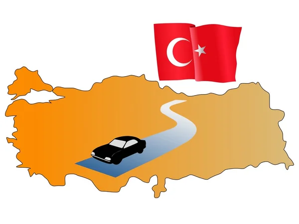 Дороги Туреччини — стоковий вектор