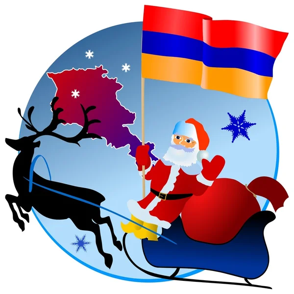 Veselé Vánoce, Arménie! — Stockový vektor