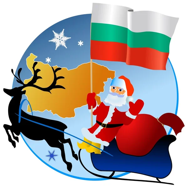 Merry Christmas, Bulgaria! — Stock Vector