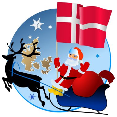 Merry Christmas, Denmark! clipart