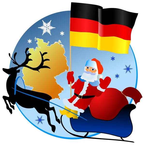 Wesołych Świąt, Niemcy! — Wektor stockowy
