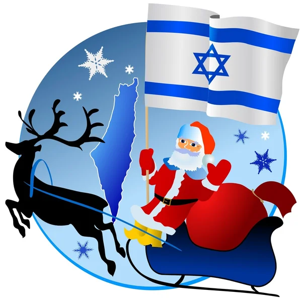 Mutlu Noeller, İsrail! — Stok Vektör