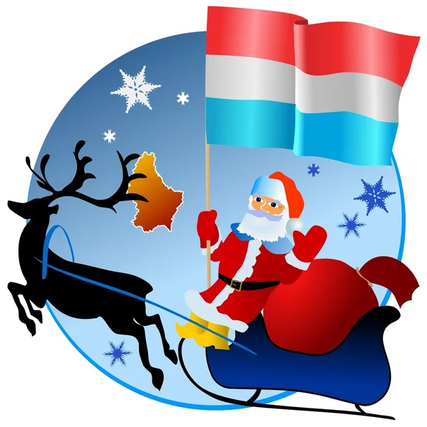 Merry Christmas, Luxembourg! — Stock Vector
