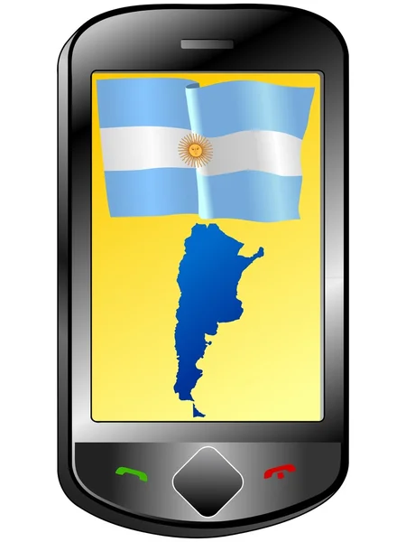 Connection with Argentina — Stock Vector