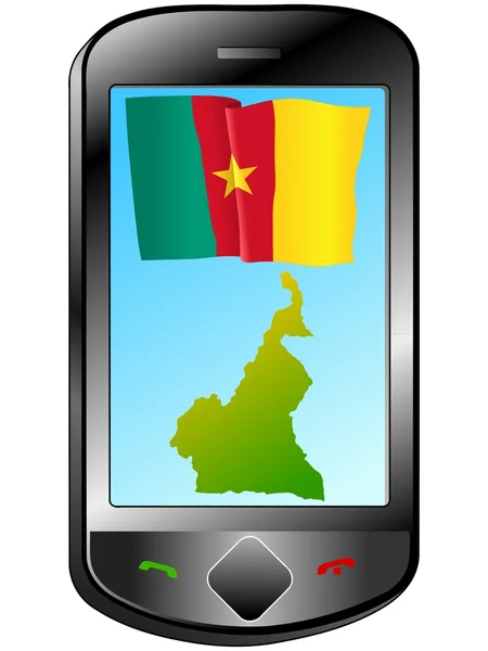 Spojení s Kamerun — Stockový vektor