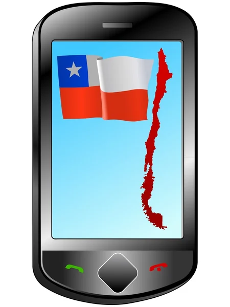 Conexión con Chile — Vector de stock