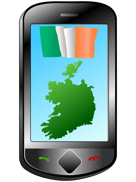 アイルランドとの接続 — ストックベクタ