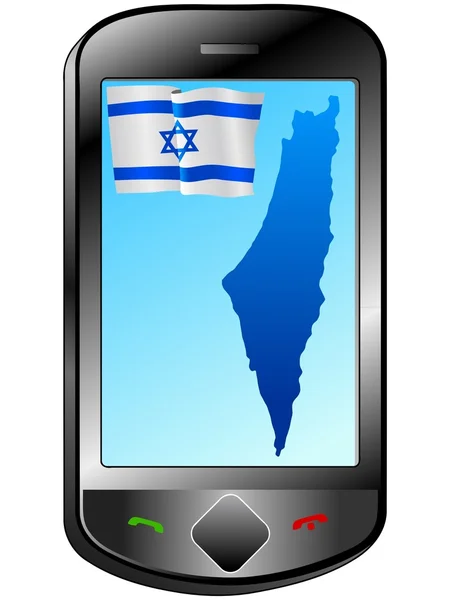 İsrail ile bağlantı — Stok Vektör