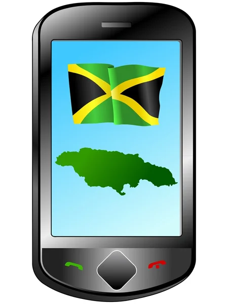 Connessione con la Giamaica — Vettoriale Stock