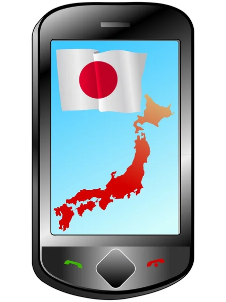 Connection with Japan — Stock Vector