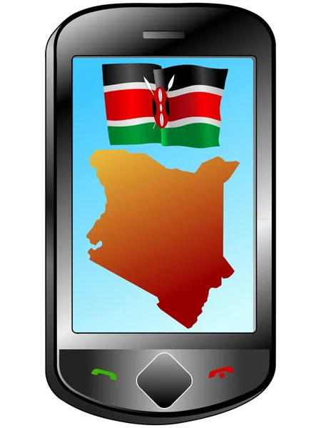 Зв'язок з Кенії — стоковий вектор
