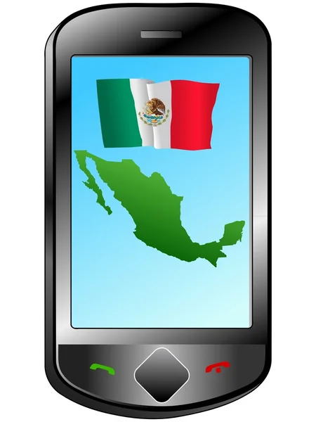 Meksika ile bağlantı — Stok Vektör