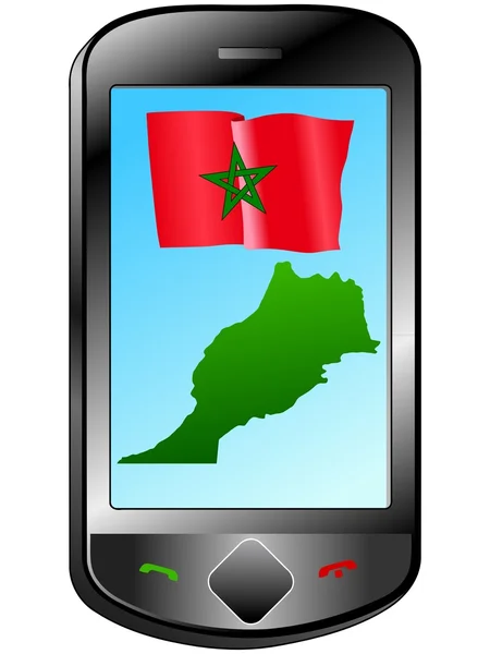 Connexion avec le Maroc — Image vectorielle