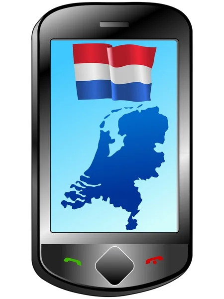 Hollanda ile bağlantı — Stok Vektör