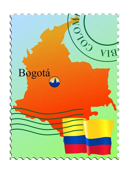 Bogotá - capital of Colombia — Stockový vektor