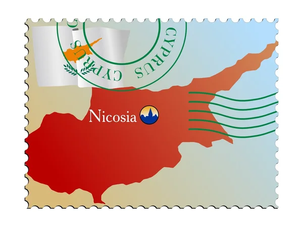 Nicosia - capital of Cyprus — Stock Vector