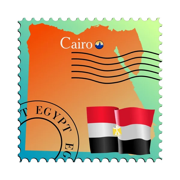 El Cairo - capital de Egipto — Vector de stock