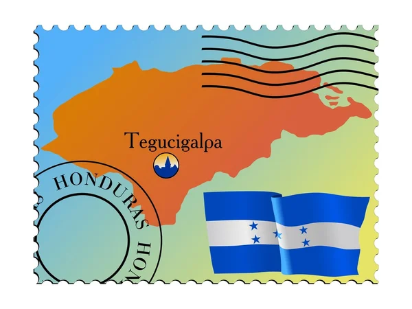 Tegucigalpa - capitale dell'Honduras — Vettoriale Stock