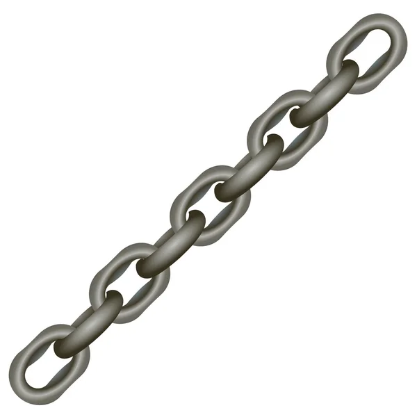Metallic chain — Stock Vector